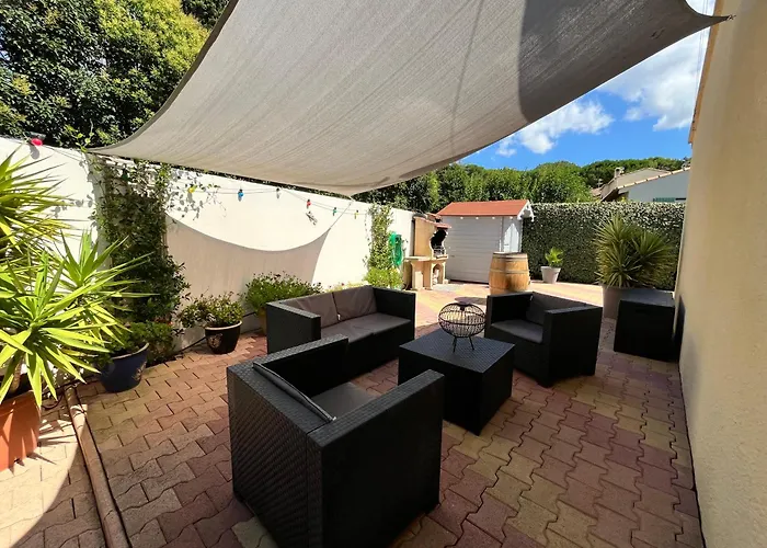 Tres Belle Climatisee Plain Pied, Wifi, 3 Chambres, Piscine Privee, Proche Du Canal Du Midi Et 4km De La Lxpin23 * Portiragnes