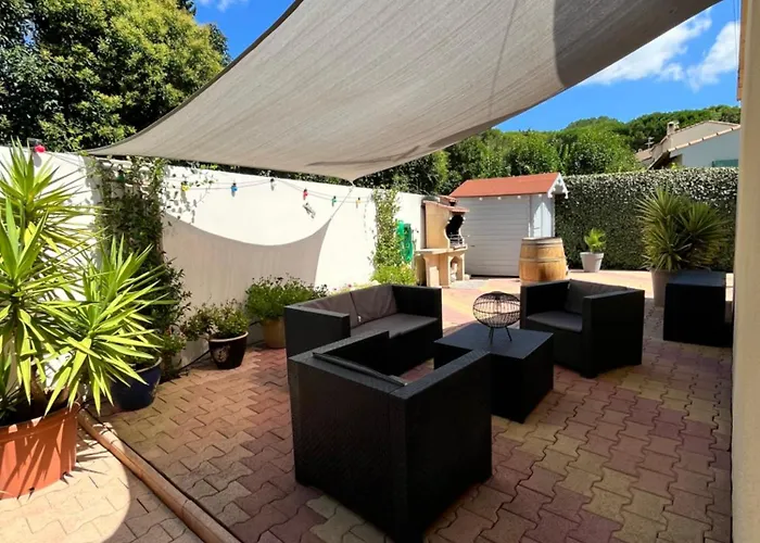Tres Belle Climatisee Plain Pied, Wifi, 3 Chambres, Piscine Privee, Proche Du Canal Du Midi Et 4km De La Lxpin23